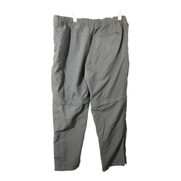 The North Face Men's Black Nylon Hiking Convertible Pants Zip Off Shorts XL - Picture 2 of 16